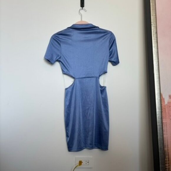 Derek Heart blue cutout dress, size M - Picture 3 of 5